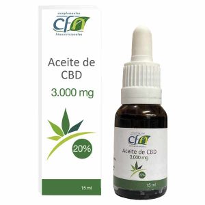 Aceite cbd 20% 3000 mg 15 ml CFN