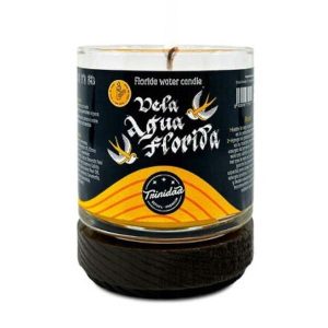Trinidad velas vaso agua florida