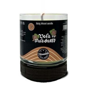 Trinidad velas vaso Palo Santo