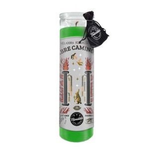 Trinidad veladora ritualizada abrecaminos