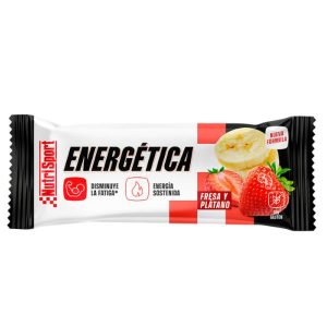 Barrita energetica fresa y platano 49 gr NutriSport