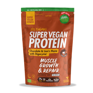 Super Vegan Protein choco y lion´s mane 400 gr