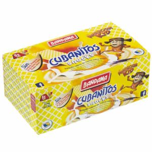 Bandama Cubanitos Snacks crema sabor limón 8 und