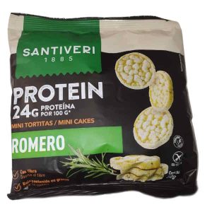 Mini tortitas protein romero 50gr - Santiveri
