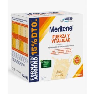 Meritene fuerza y vitalidad vainilla 30 sobres 15% descuento - Nestle