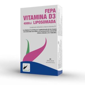 Fepa vitamina D3 4000ui liposomada 40 cápsulas - Fepadiet