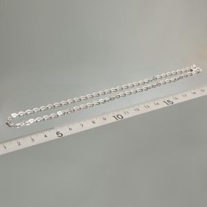 Cadena plata Eslavón cadeneta 40 cm