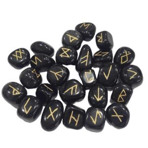 Runas de obsidiana negra