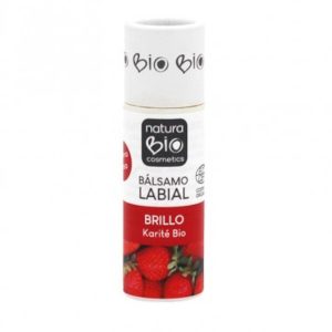 Bálsamo labial brillo Karite fresa BIO - NATURABIO