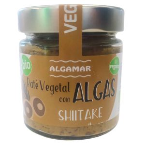 Pate vegetal con alga shitake bio 180gr - Algamar