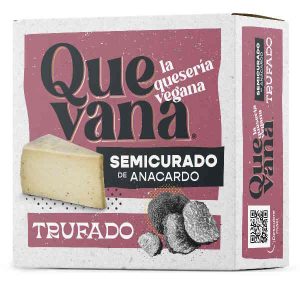 Queso semicurado de anacardos trufado 160gr - Quevana