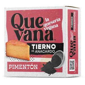 Queso tierno de anacardo con pimentón 180gr - Quevana