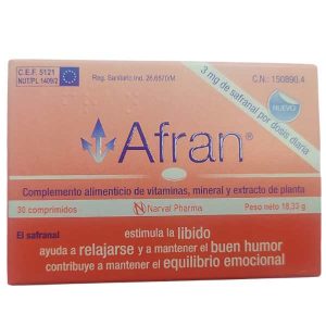 Afran complemento alimenticio 30 comprimidos - Narval Pharma