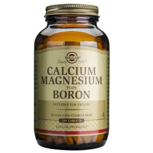 Calcio + magnesio plus con boro 250 comprimidos - Solgar
