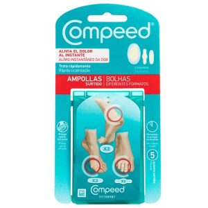 Pack mixto ampollas pies 5 unidades - Compeed