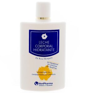 Leche corporal hidratante de rosa mosqueta 500ml - Venpharma
