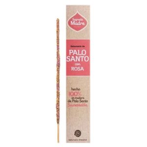 Incienso en barritas palo santo con rosas - Sagrada Madre