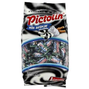 Caramelos de regaliz y nata sin azúcar 1kg pictolin - Intervan