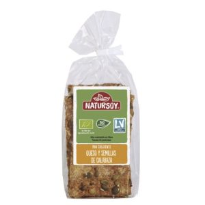Pan crujiente con queso y calabaza 200gr - Natursoy