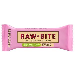 Barrita almendra crujiente 50gr - Rawbite