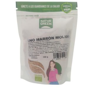 Lino marrón molido bio 150gr - Naturgreen