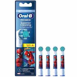 Pro kids3+ recambio spiderman 4 cabezales - Oral-B