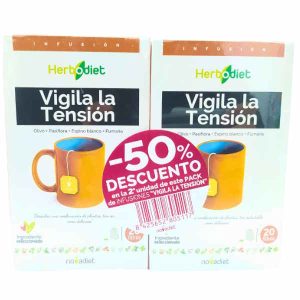 Pack infusión vigila la tensión 2ª unidad -50% - Novadiet