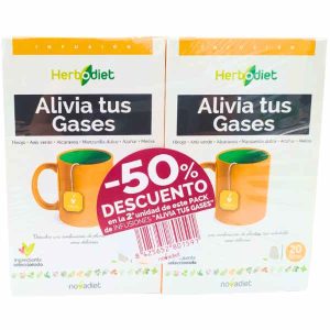 Pack infusión alivia tus gases 2ª unidad -50% - Novadiet