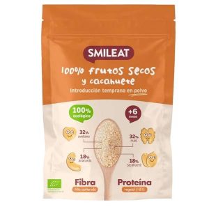 Mezcla frutos secos y cacahuete en polvo 200gr - Smileat