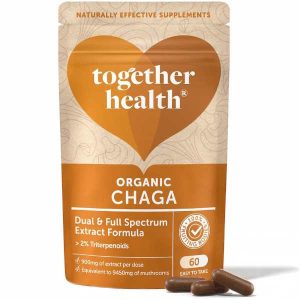 Hongo chaga orgánico 60 cápsulas vegetales - Together Health