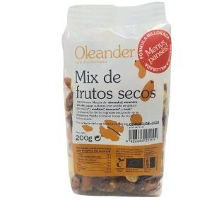 Mix de frutos secos bio 200gr - Oleander