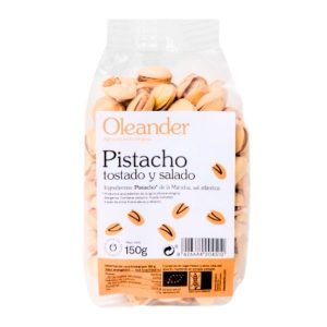 Pistacho tostado salado bio 150gr - Oleander
