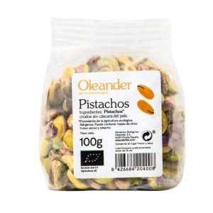 Pistacho crudo grano bio 100gr - Oleander