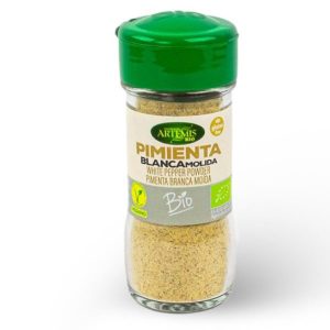 Especia pimienta blanca molida 38gr bio sin gluten - Artemis