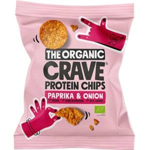 Chips proteico bio lentejas 30gr Paprika & Onion - The Organic Crave