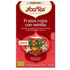 Frutos rojos con vainilla 17 filtros - Yogi tea