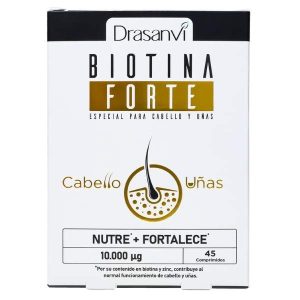 Biotina forte 10000ug 45 comprimidos - Drasanvi