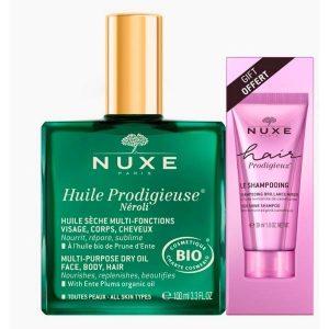 Huile prod neroli+champu brillo sublime - Nuxe
