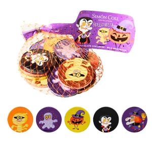 Monedas de chocolate con leche halloween 53gr - Simon Coll