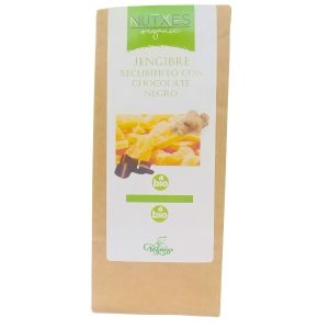 Tiras jengibre bañadas choco eco 200gr - Nutxes