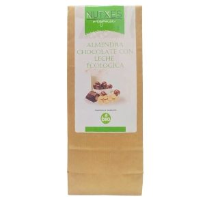 Almendra chocolate con leche eco 200gr - Nutxes